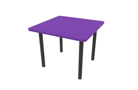 Square wooden or iron table