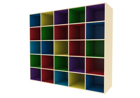 Shelf 25 wooden squares